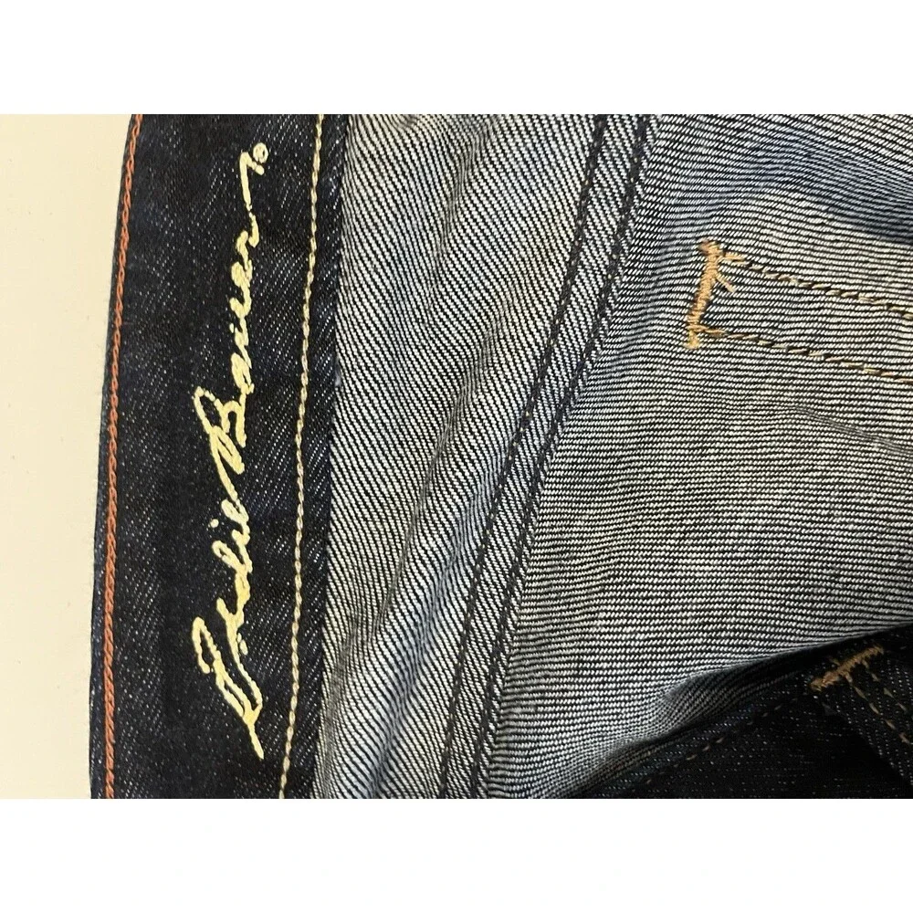 Eddie Bauer Jeans Women 12L Curve Slim Straight Long Tall Dark Wash